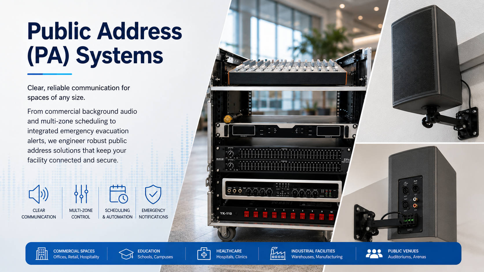 Public Address (PA) Systems