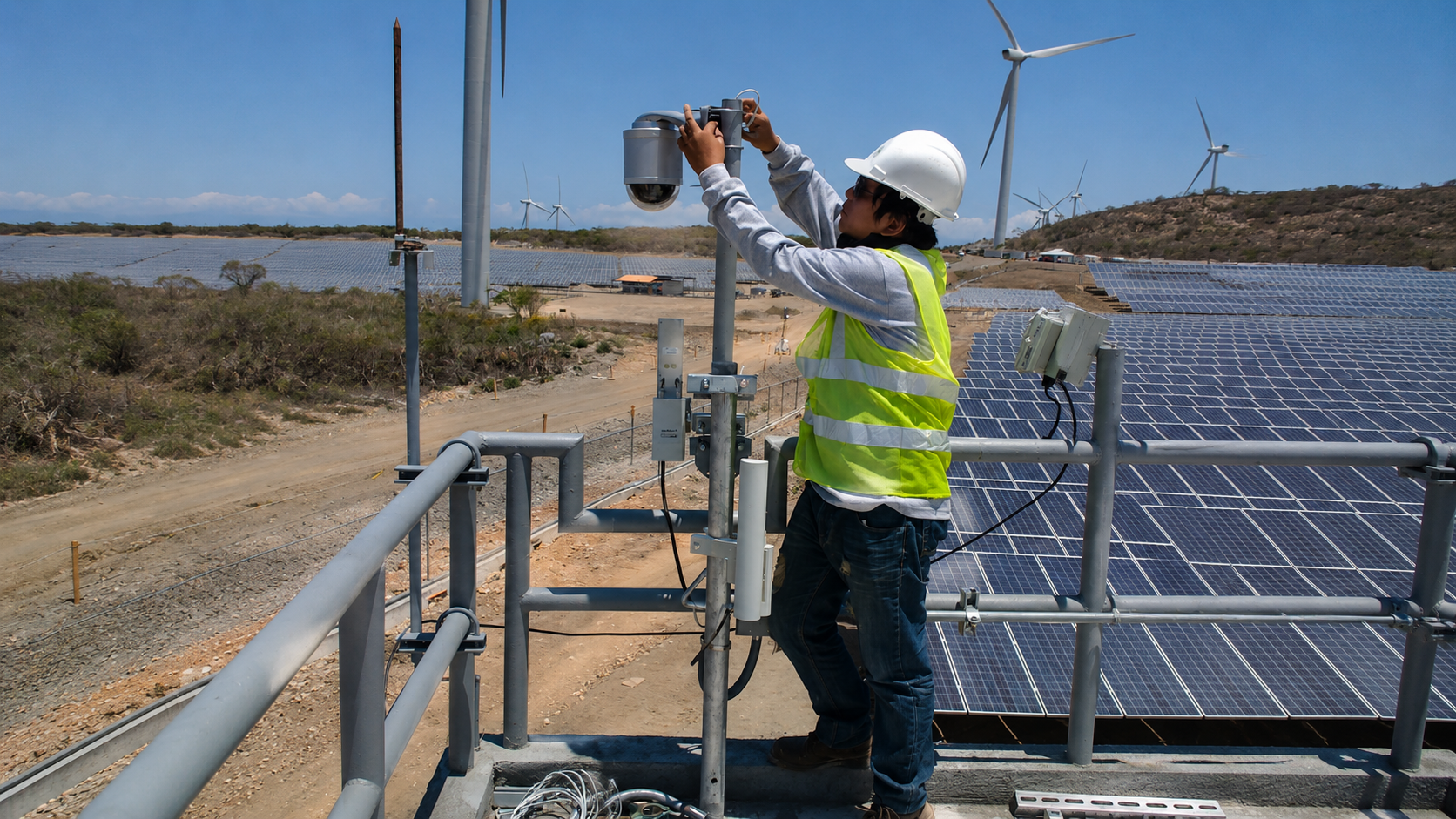 Wind and solar energy systems
